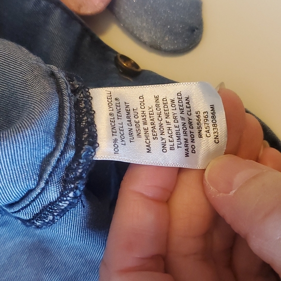 Caslon denim look top - Picture 5 of 6